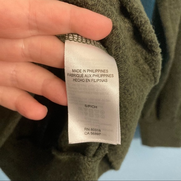 Lucky Brand Crewneck Sweater - Olive Green - Small - Picture 8 of 8